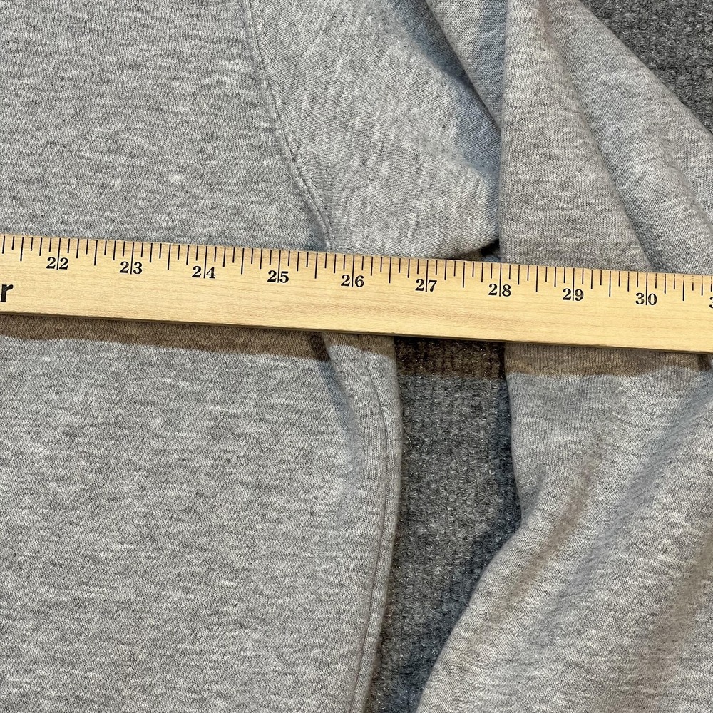 Carhartt Sweatshirt Mens XL Gray Fleece Crewneck Pullover Logo Patch Loose Fit - Picture 9 of 10